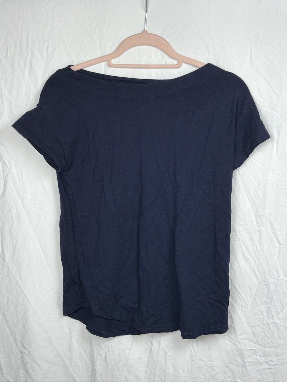 Boden women’s Navy Short Sleeve Boatneck Tee sz 4